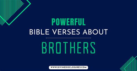 famous brothers in the bible.